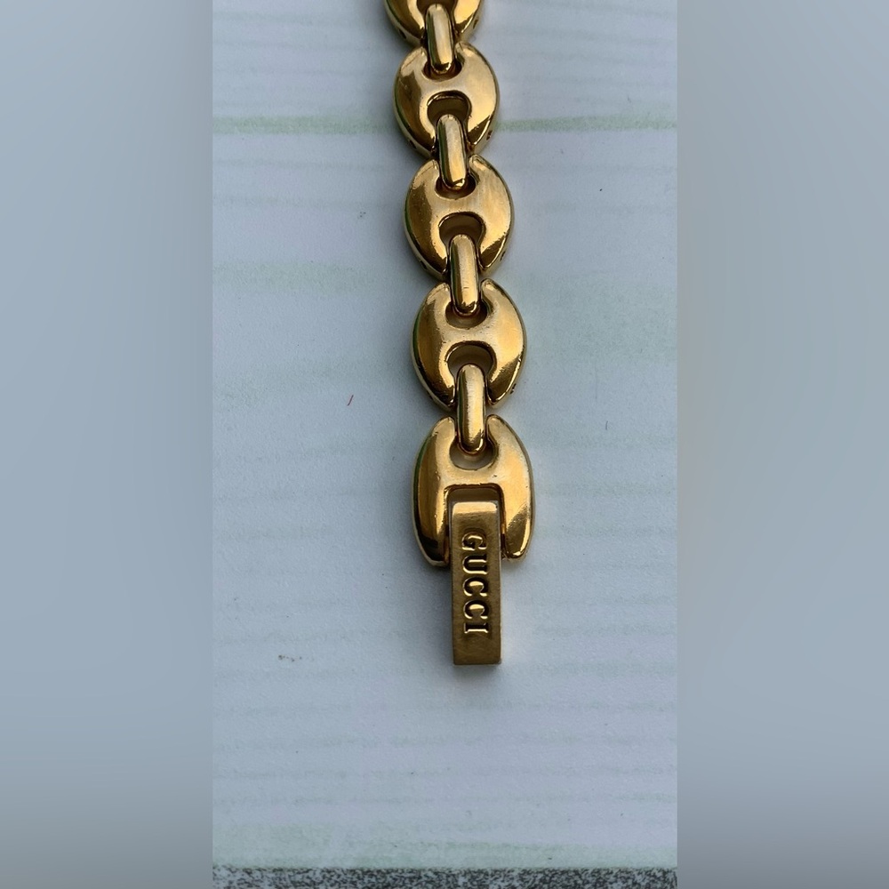 Dressy GUCCI Chain Bracelet Watch with colorful bezels🌺🌼🌸 - Picture 10 of 10